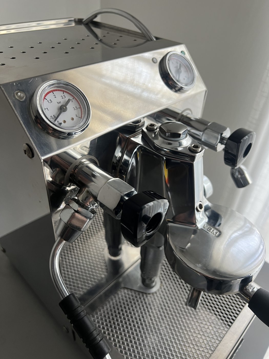 Vibiemme Domobar Junior HX RKFRT - Beautiful Stainless Steel Domobar Junior HX